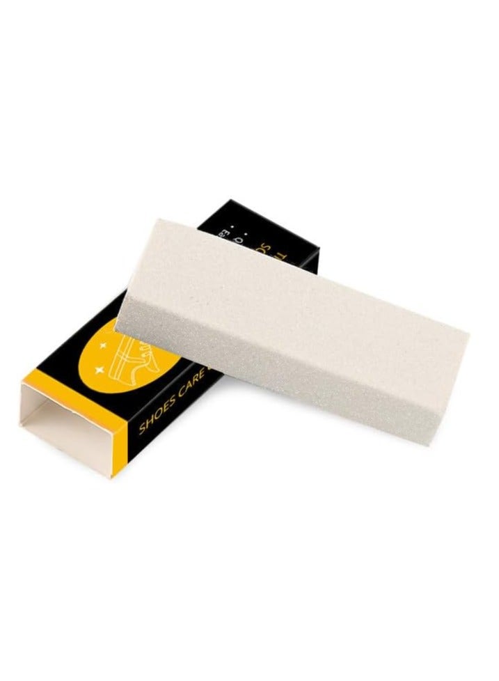 مجموعة من 3 قطع، أداة تنظيف الأحذية البيضاء، فرشاة تلميع الأحذية المصنوعة من الجلد السويدي، ممحاة مزيل بقع الأحذية المصنوعة من الجلد السويدي (أبيض) - Image 2